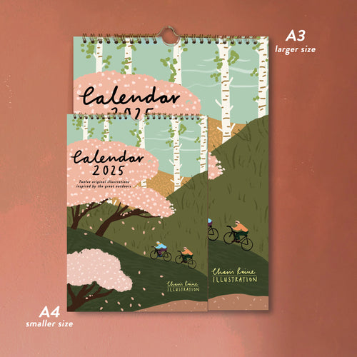 2025 Illustrated Landscapes Calendar