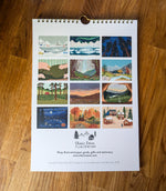 2025 Illustrated Landscapes Calendar