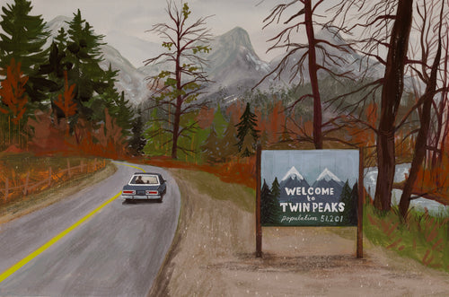 Twin Peaks Art Print