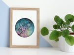 Cherry Blossom Watercolour Art Print