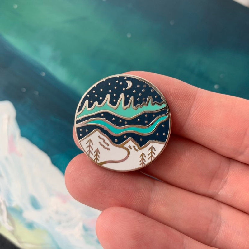 Northern Lights Enamel Pin