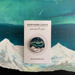 Northern Lights Enamel Pin