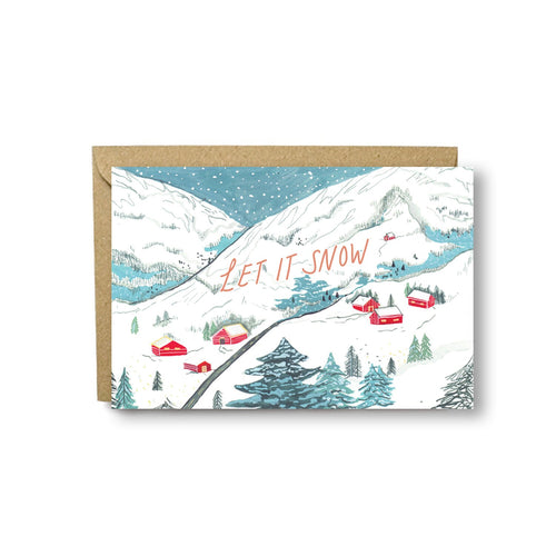 Let It Snow Christmas Card