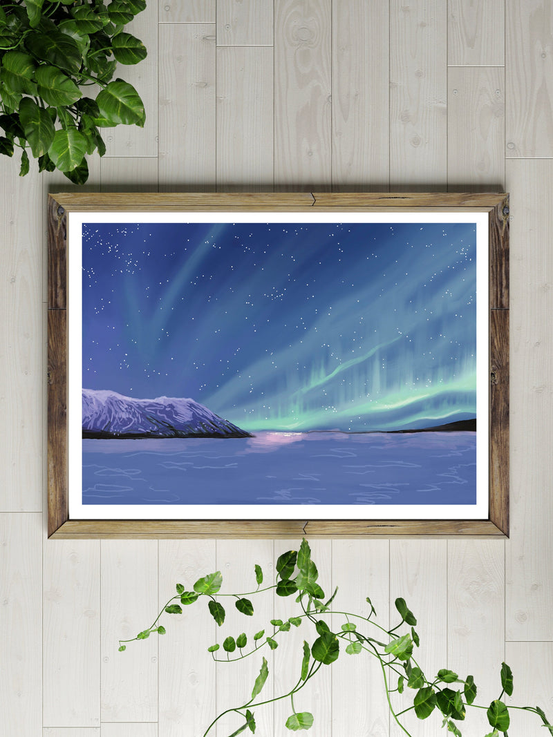 Winter Aurora Print