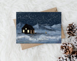 Icelandic Cabin Christmas Card