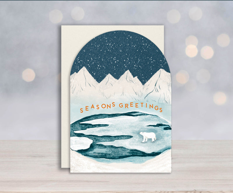 Polar Bear Christmas Card