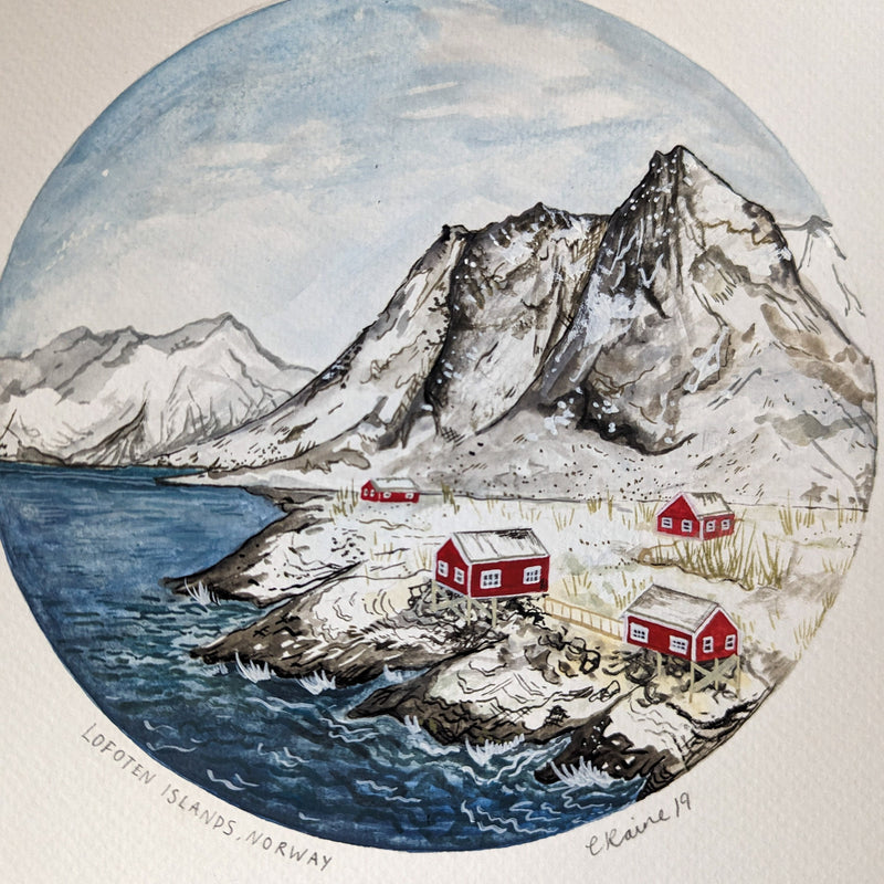 Lofoten Islands Original Painting