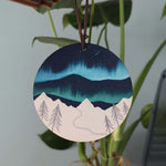 Northern Lights Wooden Christmas Decoration