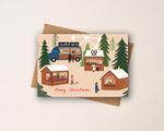 Christmas Market - Illustrated Christmas Card