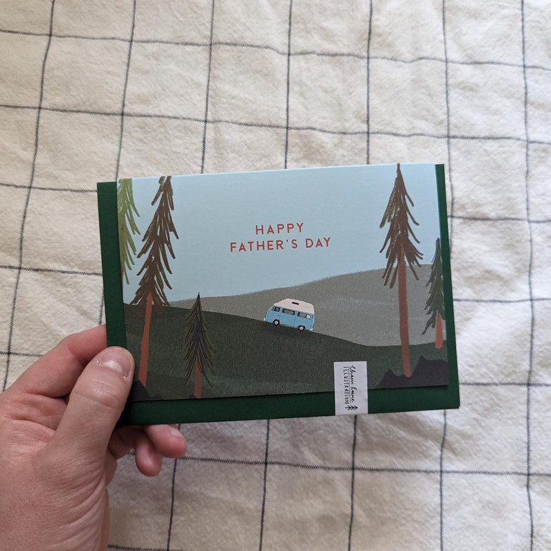 Father's Day Campervan Card