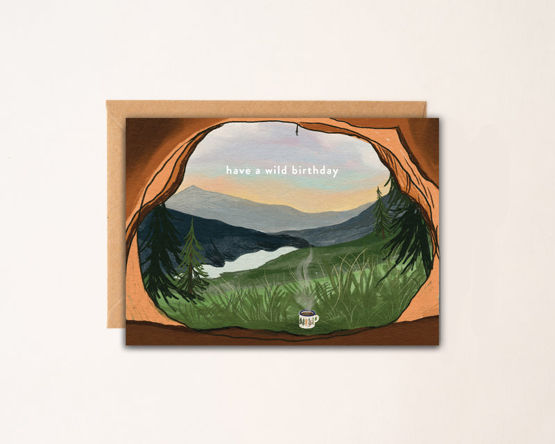 Have a Wild Birthday Camping Card